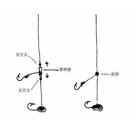 怎么样挂双钩钓鱼？如何挂双钩？-第1张图片-平阳县乌魄百货商行